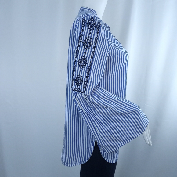 LOFT Boho Embroidered Top - Picture 4 of 8